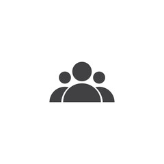Simple group icon vector illustration
