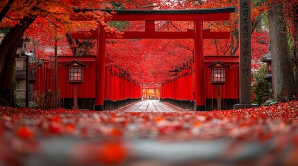 Fushimi Inari Taisha in autumn