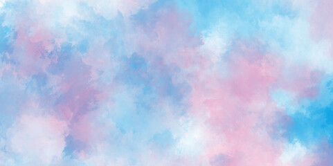 Colorful and acrylic Rainbow color watercolor grunge texture background, pastel watercolor paper textured illustration with splashes, Creative paint gradients multicolor watercolor background.