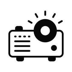 Sleek projector design for presentation and media design