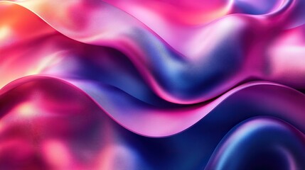 Obraz premium abstract backgroun of blue pink neon stripes an ribbons ascending modern wallpaper