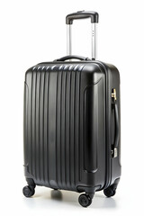 suit case black isolated white background