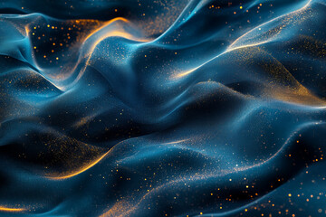 Obraz premium Abstract wave particle technology background