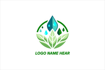 Green Leaf Logo Icon Vector and Silhouette Design: Eco-Friendly and Nature-Inspired Branding