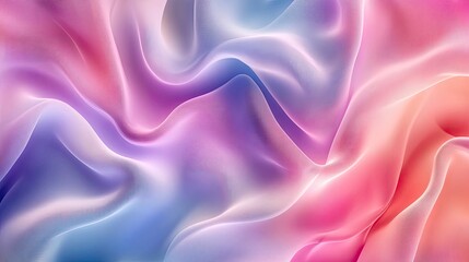 Fototapeta premium Abstract fabric pattern graphic with soft, flowing lines and gradient colors. The design evokes a sense of movement and can be used in various creative projects.