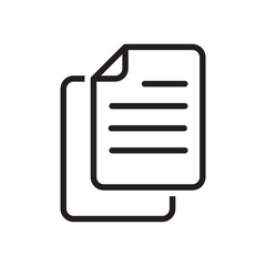 copy icon design vector template