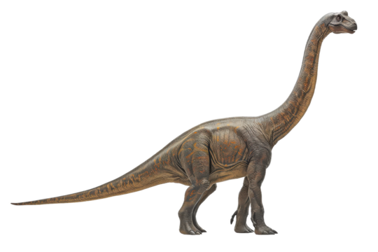 Brachiosaurus in a majestic pose with head held high