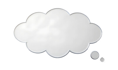 Cloud-shaped wall mirror for modern decor transparent