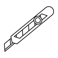cutter outline icon illustration 