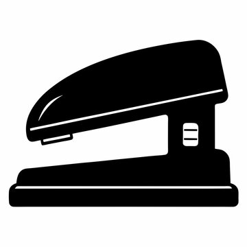 recommend clip art: Stapler Black silhouette