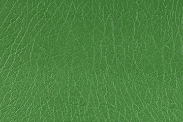 Fototapeta premium Green pattern, design, leather fabric for sewing, dermantine, artificial leather texture background