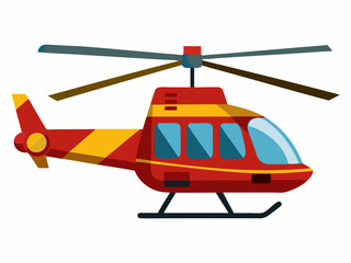 helicopter vector illustration