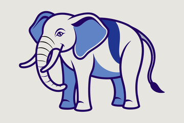 Creative Elephant Vector Art Illustration – SVG Design.