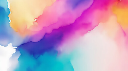Obraz premium High quality vibrant watercolor abstract wallpaper hand painted beautiful illustration background design.
