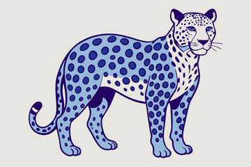 Creative Leopard Print  Vector Art Illustration – SVG Design.