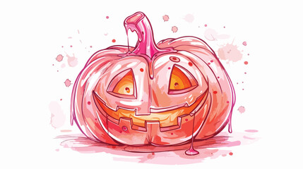 Halloween Pumpkin Clipart Pink Pumpkin Clipart Design
