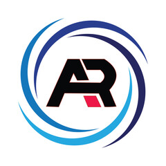 AR letter mark and branding logo design with a leaf. And your best choice.
