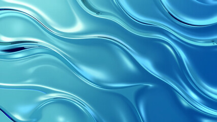 Obraz premium Wavy Glass Shapes Background Texture
