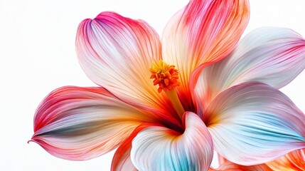 Fototapeta premium Colorful Flower Petals Close Up.