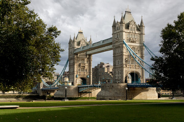 Tower Bridge Over the Calm Thames River