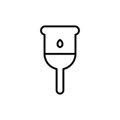 menstrual cup line icon