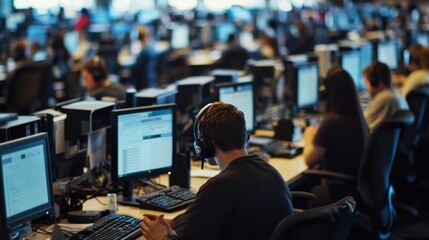 Business Professionals Working in Office.