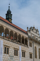 Litomysl castle, Czech Republic - August 26, 2024: litomysl hrad unesco