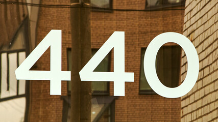 installation of "error 404" written incorrectly from wooden boards, environmental problem