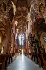 Fototapeta premium Interior of the Cathedral in Świdnica, Poland