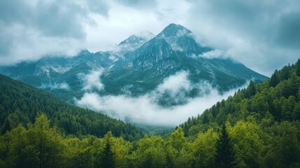 Fototapeta premium Breathtaking Mountain Landscape