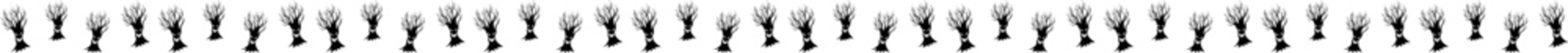 Halloween tomb line border illustration on transparent background.
