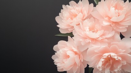 A close up of a bouquet of pink flowers