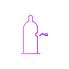 Broken Condom gradient icon
