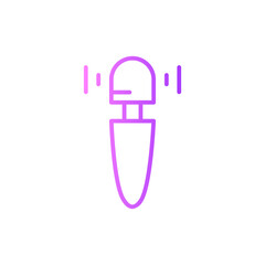 vibrator gradient icon