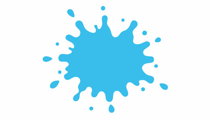 Naklejka premium Watercolor splash on white background