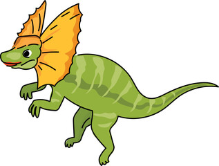 Cartoon triceratops illustration on transparent background.
