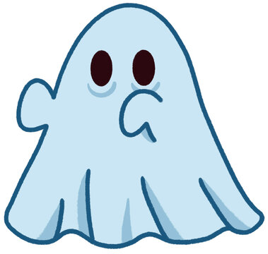 recommend clip art: Ghost Halloween festival icons set