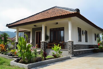 Modern Tropical House with Garden and Patio