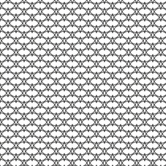 Abstract black and white wire pattern design