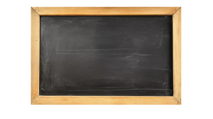 Blank chalk board
