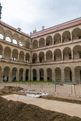Litomysl castle, Czech Republic - August 26, 2024: litomysl hrad unesco
