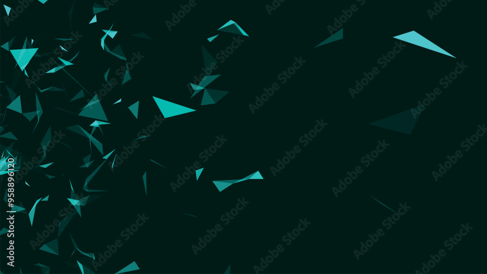 Poster abstract background with connecting dots and lines. network connection structure. data technology an