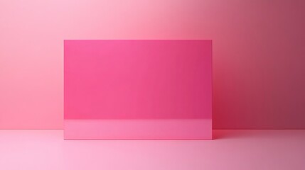 Naklejka premium pink board mock up 