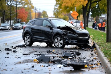 Accident, near a school, distracted driving results in a tragic outcome for a young pedestrian