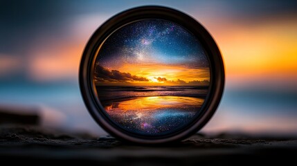 Sunset Through a Lens