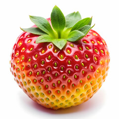 a close up of a fruit with white background