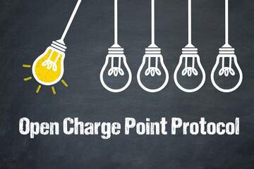 Fototapeta premium Open Charge Point Protocol 