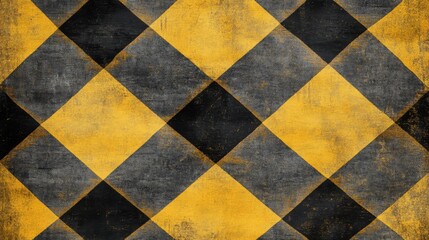 Fototapeta premium Grungy Harlequin Pattern Background