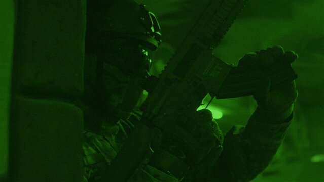 Night Vision View Green Overlay 
