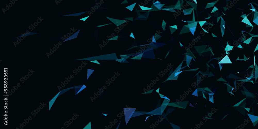 Poster abstract background with connecting dots and lines. network connection structure. data technology an